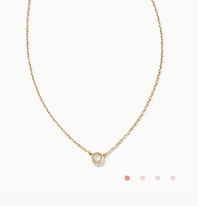 Kendra Scott 14k gold diamond necklace